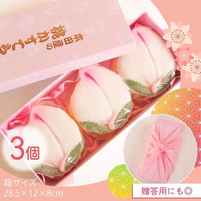 【2027年2月-発送】【ひなまつり着日指定可】 桃カステラ 3個入り / かすてら カステラ 桃かすてら 節句 お土産 お菓子 ギフト 贈答用 / 南島原市 / 本田屋かすてら本舗 [SAW036]