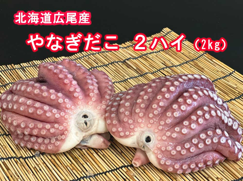 
【北海道広尾町産　ミョウバン不使用】茹でやなぎだこ　2kg(G0004)
