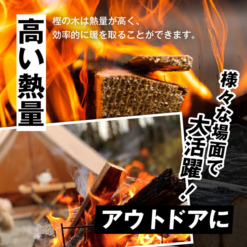S163-010_魅力あふれる天草で育った未乾燥樫薪（天樫　長さ30cm　12～14kg） 長さ30cm　12～14kg