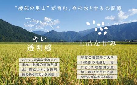 綾部産コシヒカリ 京の里山米 20kg | お米 白米 精米