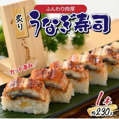 ふるさと納税 福井市 ふんわり肉厚 炙りうなぎ寿司 1本