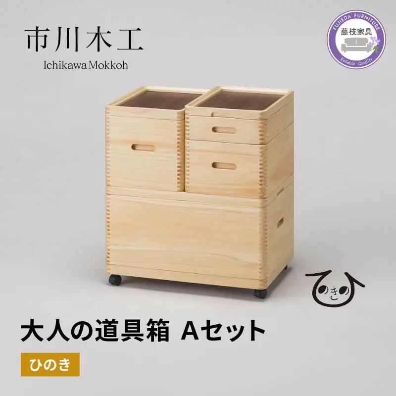 収納 ボックス 大人の道具箱  Aセット 家具 家具