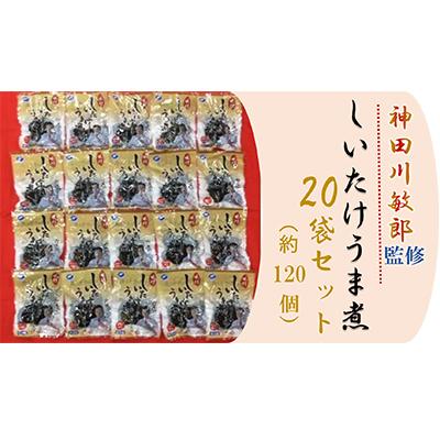 ふるさと納税 寝屋川市 神田川敏郎監修しいたけうま煮20袋セット(約120個)