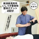 【ふるさと納税】 整体 利用券 2回分 チケット いしづき 整骨院 接骨 クリニック マッサージ 疲労 除去 ストレッチ 施術 プレゼント 贈り物 ギフト 新潟県見附市 送料無料