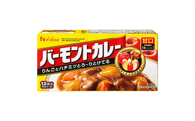 
定番！ ハウス食品 バーモントカレー【甘口】230g×10箱保存 料理 簡単 スパイス 人気 厳選 お子様 こども 子供 袋井市
