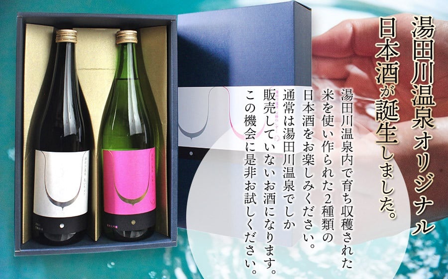 湯田川温泉オリジナル日本酒2本セット　純米大吟醸「女神のしずく42」　生?純米「乳いちょう」 各720ml×1本　合同会社つかさや旅館