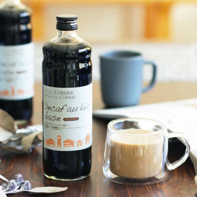 クラッシュドデカフェゼリーとデカフェオレベース【加糖】2本セット 自家焙煎 カフェインレス 季節限定【1648927】