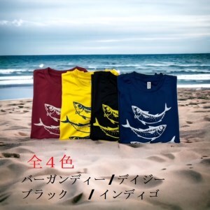 地域限定オリジナルデザインTシャツ（インディゴ・ドライ素材）【R01012】