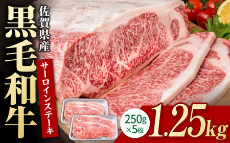 サーロインステーキ 佐賀県産 1.25kg IAG018 さーろいん ステーキ