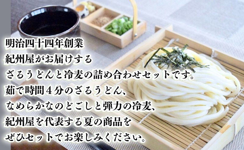 ざるうどん・冷麦セット（つゆ付）25人前 讃岐うどん ひや