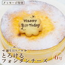 【ふるさと納税】苺屋 誕生日ケーキ とろけるフォンダンチーズ6号 (メッセージ付き) - 送料無料 ケーキ スイーツ デザート おやつ バースデー バースデイ お祝 happy ハッピー 高知県 香南市【冷凍】it-0073