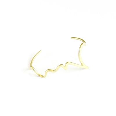 ふるさと納税 静岡市 【國廣沙織×三代目板金屋】Hiraganaバングル　こころ　ゴールドSサイズ　1個 |  | 01