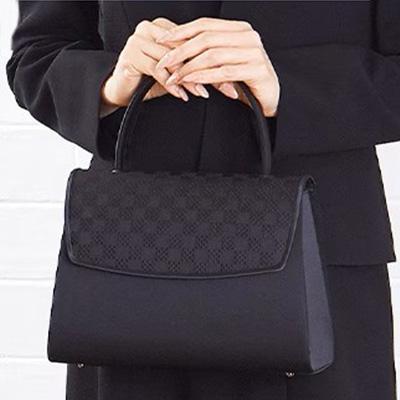 ふるさと納税 大野城市 【博多織】市松柄　フォーマルバッグ |  | 01