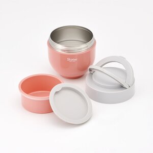 お弁当箱 ジャー ランチジャー 保温 「弁当箱 折りたたみ保温ジャー」 オレンジ 540ml スケーター 弁当箱 保温ジャー 丼 弁当箱 保温ジャー 保温お弁当 保冷お弁当 オシャレお弁当箱 おしゃれ