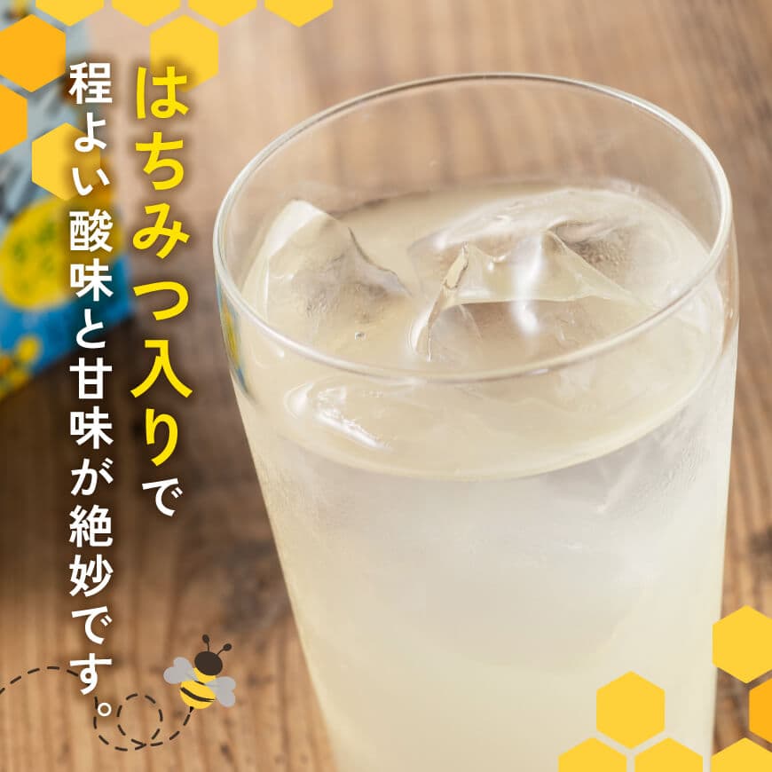 サンAはちみつレモン　125ml紙パック×24本×2ケース 【 飲料 ジュース はちみつ レモン れもん マイヤーレモン 九州産 紙パック 送料無料 】