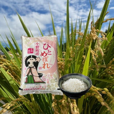 【ふるさと納税】【毎月定期便】小野町産ひとめぼれ 精米 5kg全3回【4069013】