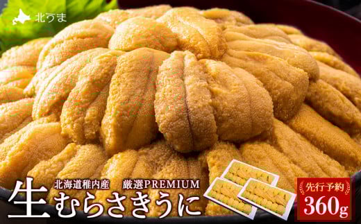 【先行予約】【厳選PREMIUM】美味しいウニは昆布の名産地にあり!生むらさきうに360g