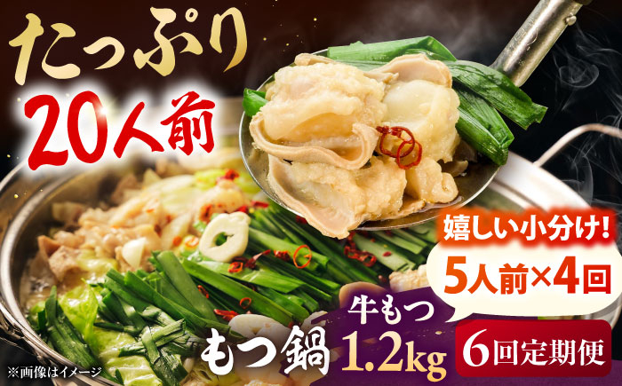 
            【全6回定期便】大容量 もつ鍋セット 5人前×4回分 合計20人 ▼ モツ鍋 ホルモン鍋 醤油 冷凍 鍋 美味しいお取り寄せ 人気 おすすめ ランキング 高評価 桂川町/株式会社チクゼンヤ[ADBZ055]
          