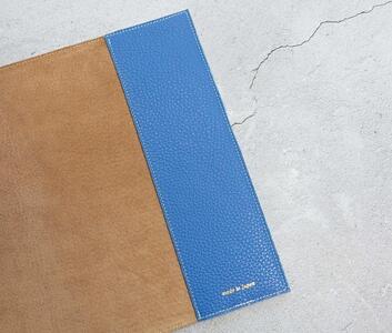 maf pinto (マフ ピント) ノートカバー B5サイズ フレッシュブルー ADRIA LINE レザー 本革 日本製