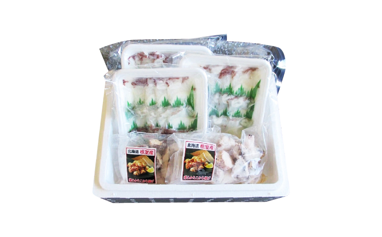 ＜12月21日決済分まで年内配送＞【北海道根室産】タコしゃぶ・唐揚げ用たこセット A-19015