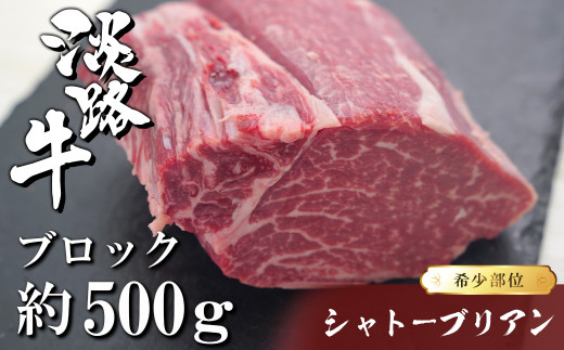 
淡路牛シャトーブリアン ブロック 500g
