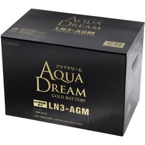 AQUADREAM GOLD 自動車始動用バッテリー 欧州車用 LN3 AGM 1個【配送不可地域：沖縄県】【1608370】