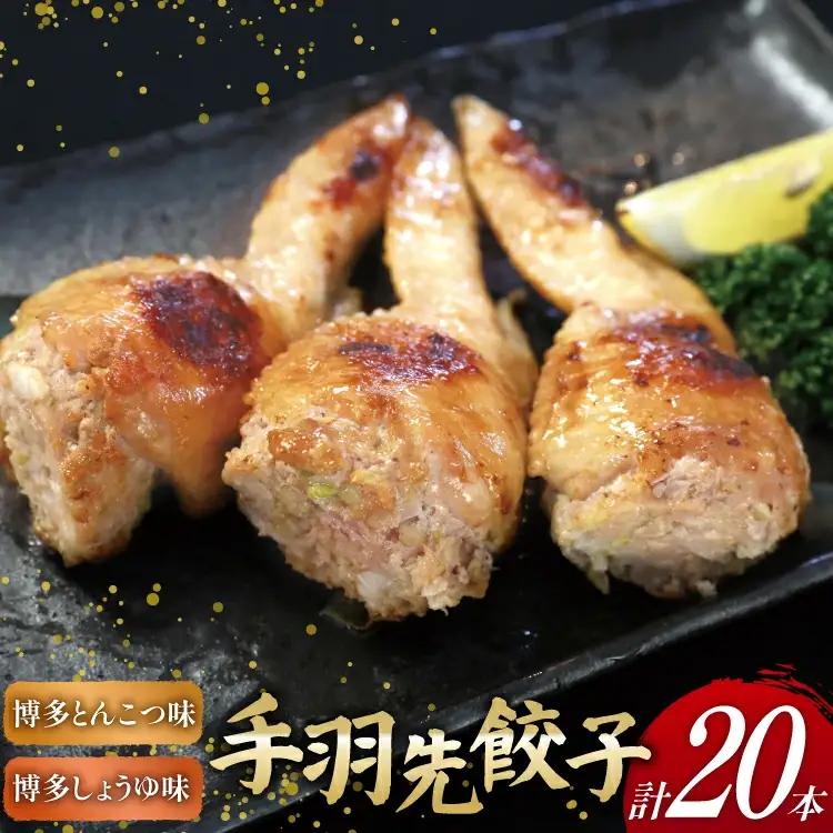 手羽先餃子 博多とんこつ味 10本 博多しょうゆ味 10本 計 20本 [大雅 福岡県 筑紫野市 21761456]