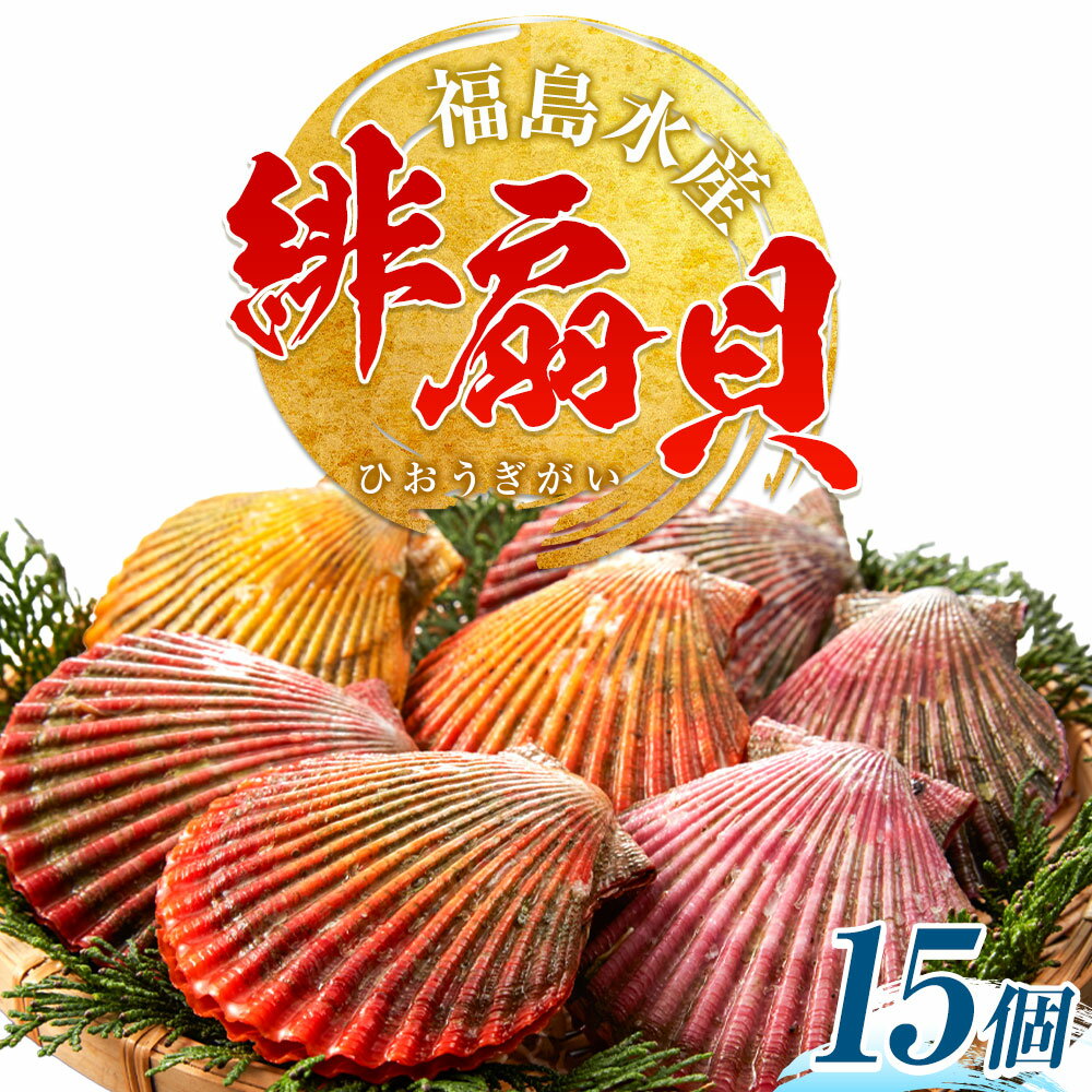 【ふるさと納税】緋扇貝 贈答 お歳暮 ヒオウギガイ 西日本限定発送 15個 福島水産《11月上旬-2月末頃出荷予定》檜扇貝 生食 貝柱 天草 苓北 熊本 貝 かい ソテー バーベキュー カラフル 二枚貝 送料無料＜ 先行予約 ＞【配送不可地域あり】