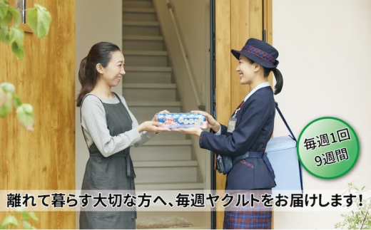 
                  ヤクルト配達見守り訪問活動（9週間/Yakult1000　63本） [№5412-0334]
                