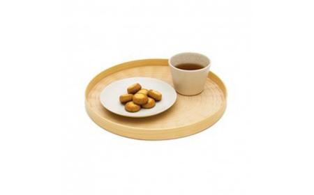 Round Rays Tray S ホワイトシカモア white sycamore  ｜トレー プレート お皿 皿 食器 インテリア