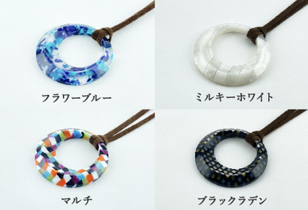 ＜KISSO＞Pendant Glass Holder_Circle ブラックラデン