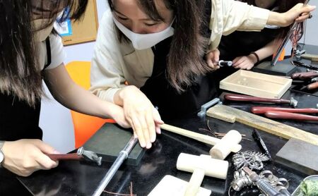 彫金 シルバー 槌目リング 制作 体験 コース 1名 FABBRICA OSAWA ／ 体験チケット