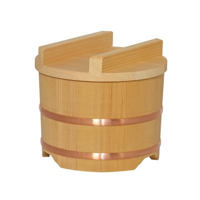 ふるさと納税 南木曽町 木曽の桶屋　乗せ蓋おひつ　21センチ(5合用) |  | 01