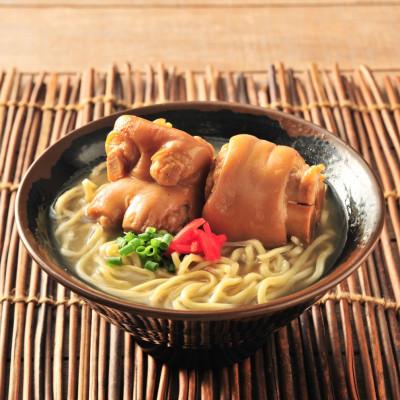 ふるさと納税 浦添市 宮良そばのてびちそば6食入り