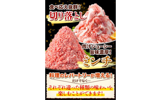 【出回らないからこそ価値がある！】豚肉 阿波 金時豚 切り落とし＋ミンチ セット 1.5kg アグリガーデン 《30日以内に出荷予定(土日祝除く)》ブランド豚 肉 小分けパック 送料無料 徳島県 上板