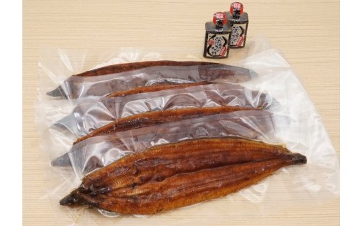 AU-044 【当店オリジナル味付け】九州産・鰻の蒲焼４尾
