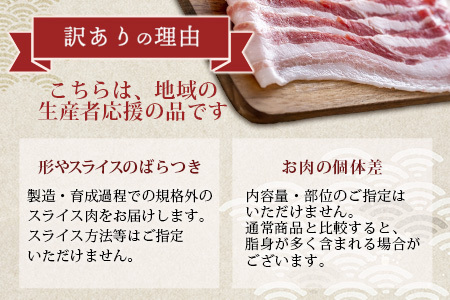 宮崎県産【訳あり】THE HOUBOQ 魅力の満足セット 豚肉 スライス肉指定バージョン 合計2.5kg[宮崎 椎葉村 豚肉 豚 肉 ぶた にく ぶたにく おにく お肉 訳あり スライス スライス肉 