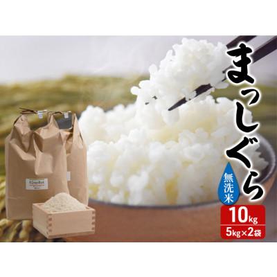 ふるさと納税 鰺ヶ沢町 令和7年産 まっしぐら 無洗米 10kg (5kg×2袋) [53841308]