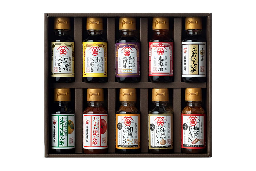 大前醤油おすすめベスト10 100ml×10本 セット 調味料 ギフト