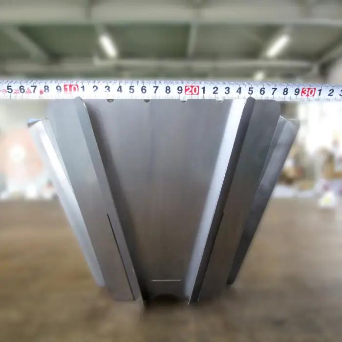 焚き火台【アウトドア キャンプ 焚火 焚火台 ステンレス 工具不要 簡単 組み立て 文字入れ オリジナル】