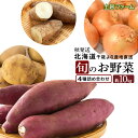 【ふるさと納税】2024年秋発送 旬のお野菜4種 詰め合わせ 10kg以内《 土居ファーム 》 やさい 野菜 さつまいも ヤーコン じゃがいも 芋 いも たまねぎ 千歳 北海道【北海道千歳市】ギフト ふるさと納税