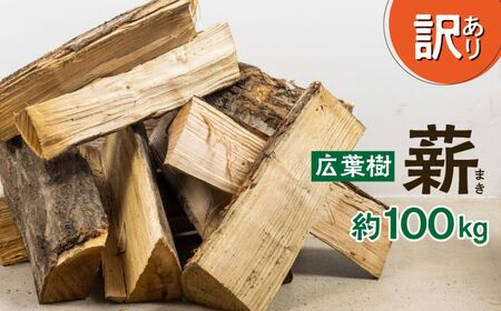 訳あり 薪 広葉樹薪 ミックス薪  30～40cm 約100kg 乾燥薪 訳あり薪 薪ストーブ キャンプ 薪材 薪用 [Q1819x]