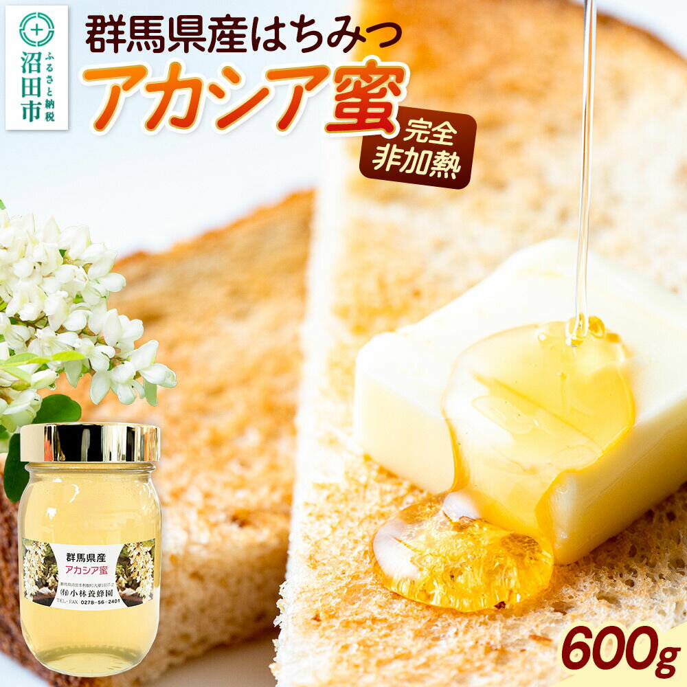 【ふるさと納税】群馬県産アカシアはちみつ 600g [蜂蜜 はちみつ ハチミツ 国産 アカシア アカシヤ]