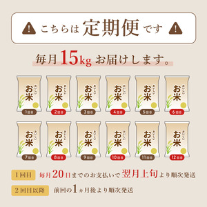 【定期便12回】有機栽培コシヒカリ白米 15kg 京都府産 低農薬 毎月お届け 12ヶ月 【 米 15キロ 精米 白米 こめ コメ お米 おこめ こしひかり 井上吉夫 有機栽培 減農薬 米 15キロ 