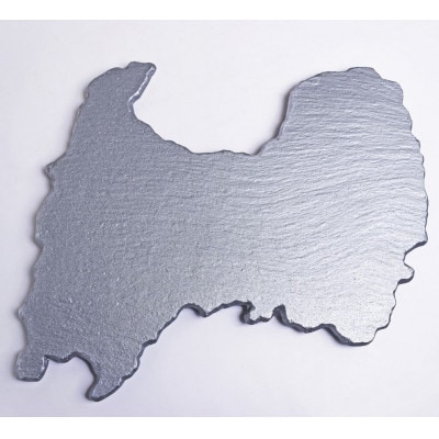 【高岡銅器】富山県プレート　銀