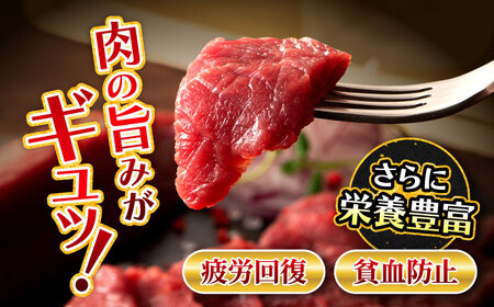 【フジチク】国産 馬刺し 赤身 約100g×6個（計約600g）タレ付き 馬 馬肉 肉 熊本県 【亀井通産 株式会社】[AYBQ047]