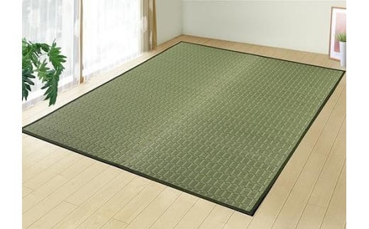 国産い草 掛川織ラグ 伊吹 グリーン 191×250