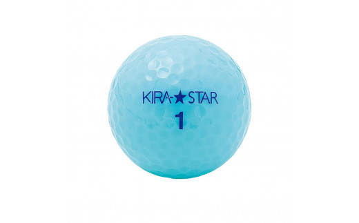ゴルフボール  KIRA STAR 12球入 1ダース【カラー：アクア】 さぬき市