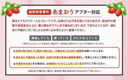 【1月発送】【数量限定】 あまおう 約280g×4パック 計約1,120g 【2027年1月上旬から順次発送予定】 いちご 苺 イチゴ ベリー 果物 フルーツ デザート おやつ お取り寄せ 福岡県 香