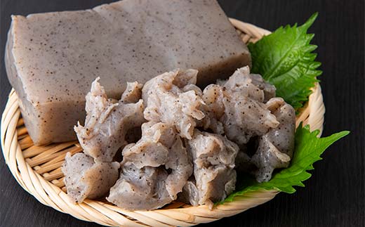 職人技が光る、昔ながらのバタ練り田舎こんにゃくセット（板こんにゃく600g×2袋・ちぎりこんにゃく450g×1袋入り） 蒟蒻 こんにゃく コンニャク ダイエット 糖質制限 ローカロリー 低カロリー 低